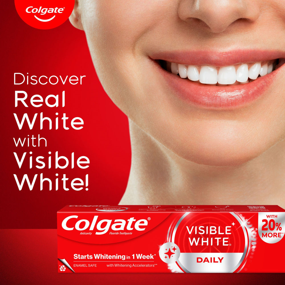 Visible White Enamel Toothpaste