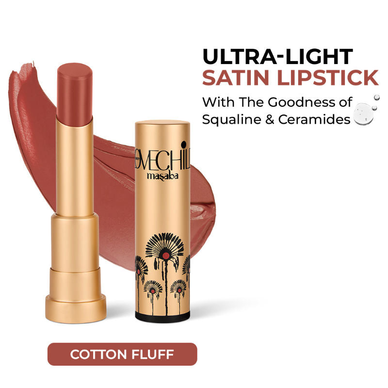 Ultra - Light Lush Creme Lipsticks, Enriched with Ceramides and Shea Butter - Cotton Fluff