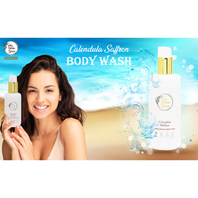 Calendula Saffron Body Wash Softens & Nourishes Natural & Organic