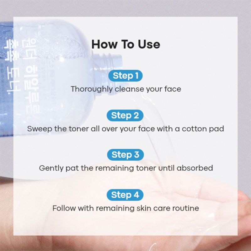 Korean Wonder Hyaluronic Acid Chok Chok Toner to Hydrate, Plump Skin & Smooths Wrinkles