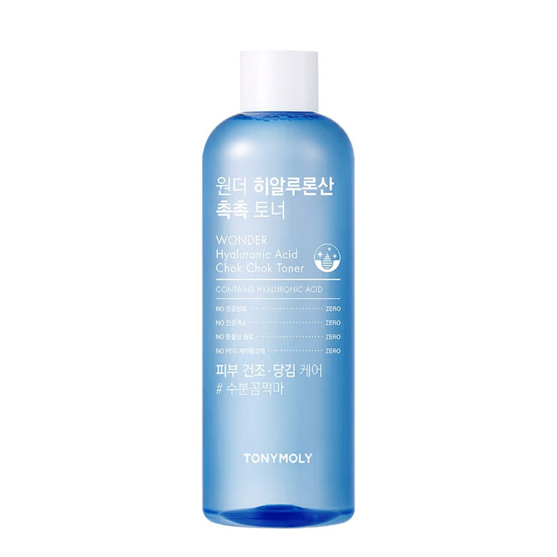 Korean Wonder Hyaluronic Acid Chok Chok Toner to Hydrate, Plump Skin & Smooths Wrinkles