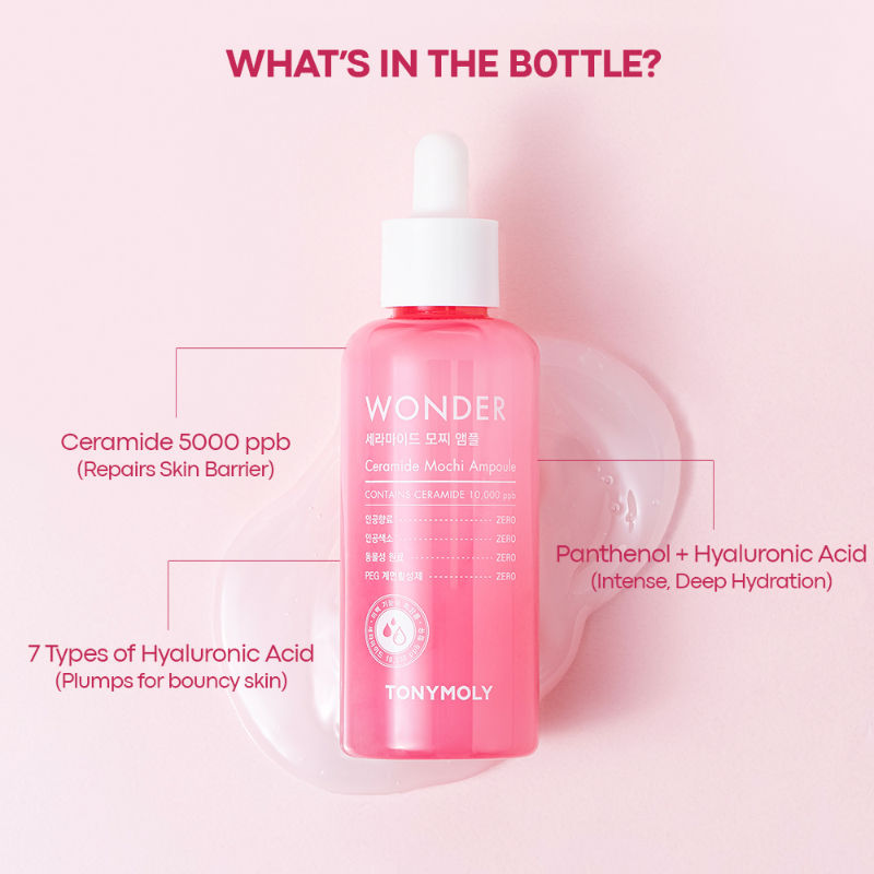 Korean Wonder Ceramide Mochi Ampoule to Moisturize, Firm & Brighten Dry Skin