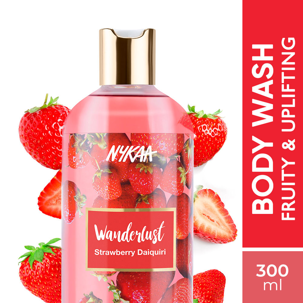 Nykaa Wanderlust Perfume Body Wash - Strawberry Daiquiri