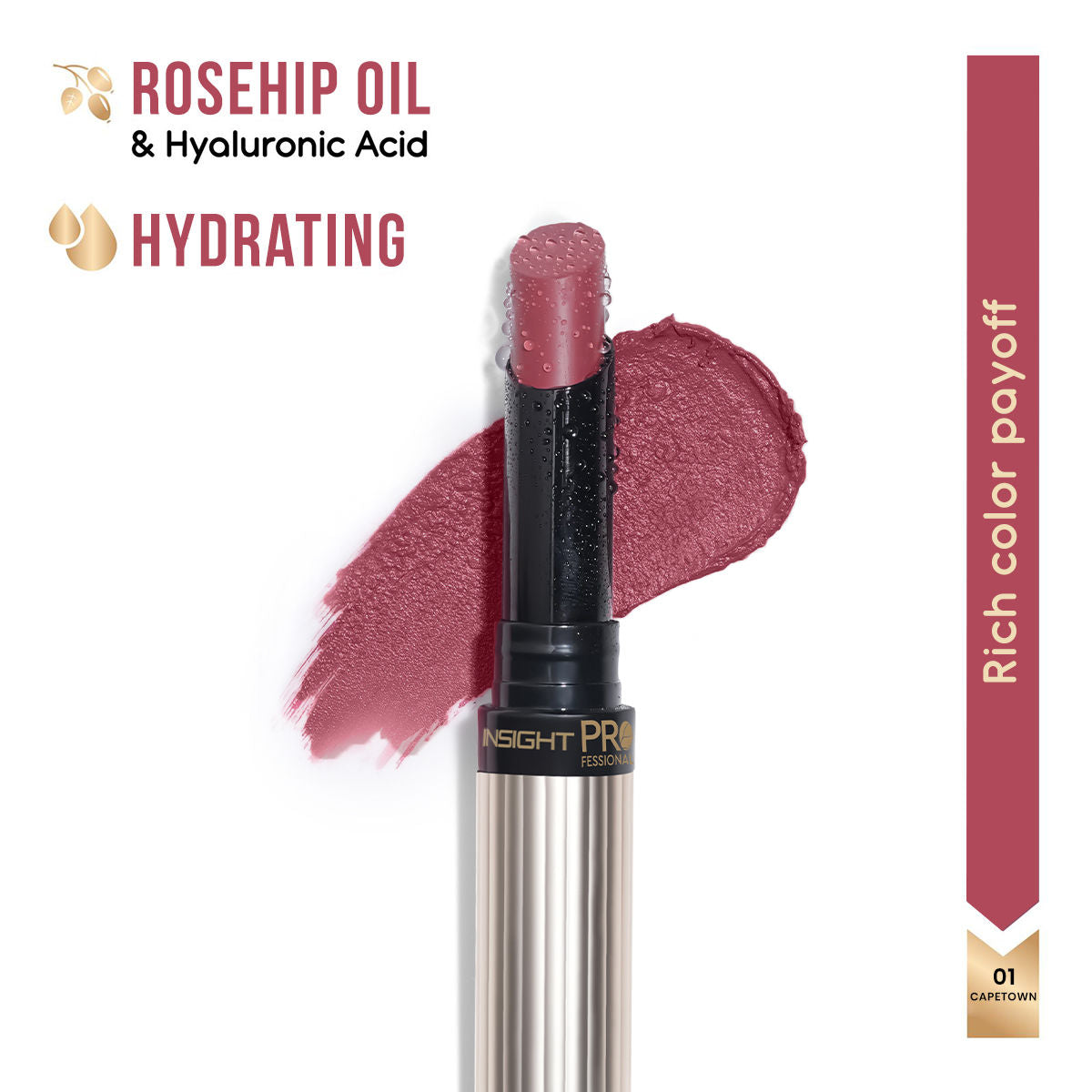 Insight Professional Hydra Luxe Lipstick - Capetown
