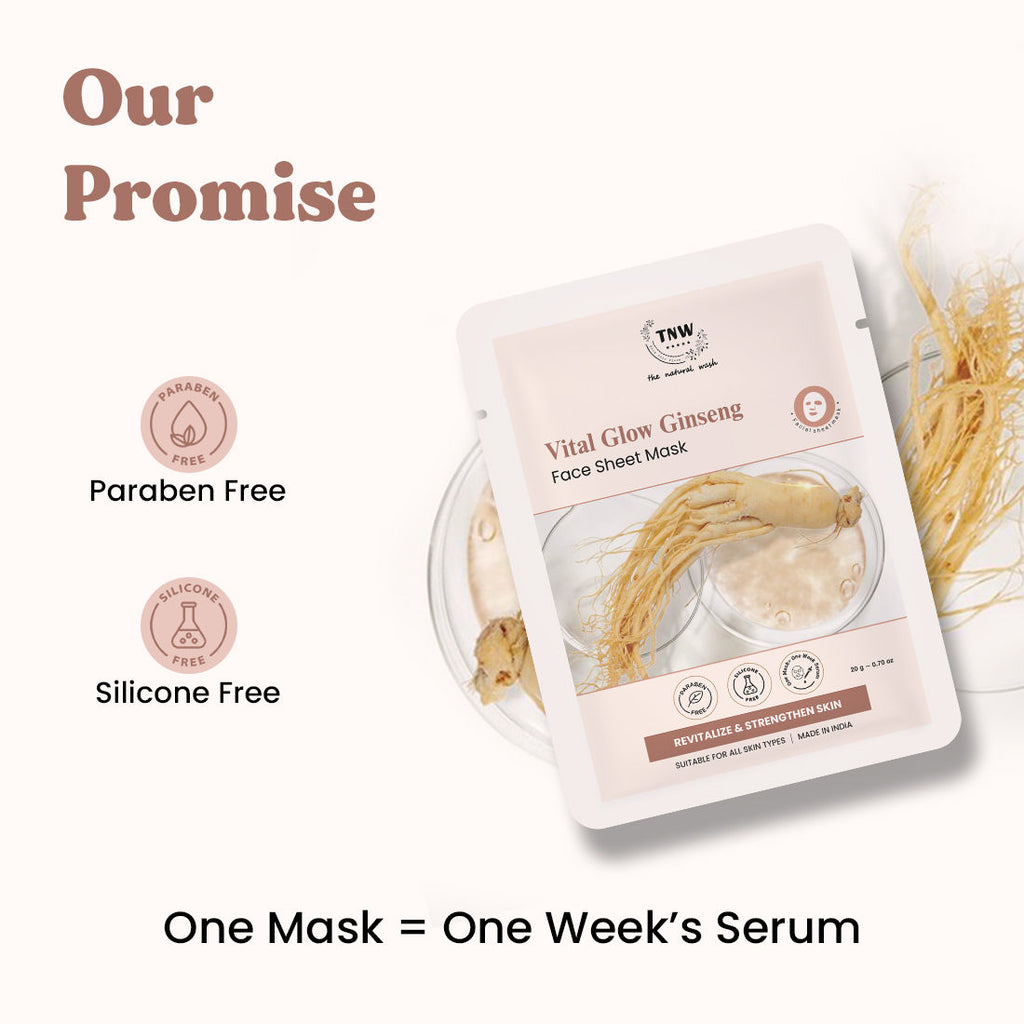 Vital Glow Ginseng Face Sheet Mask