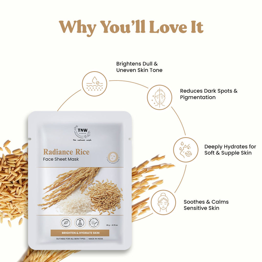 Pure Radiance Rice Face Sheet Mask