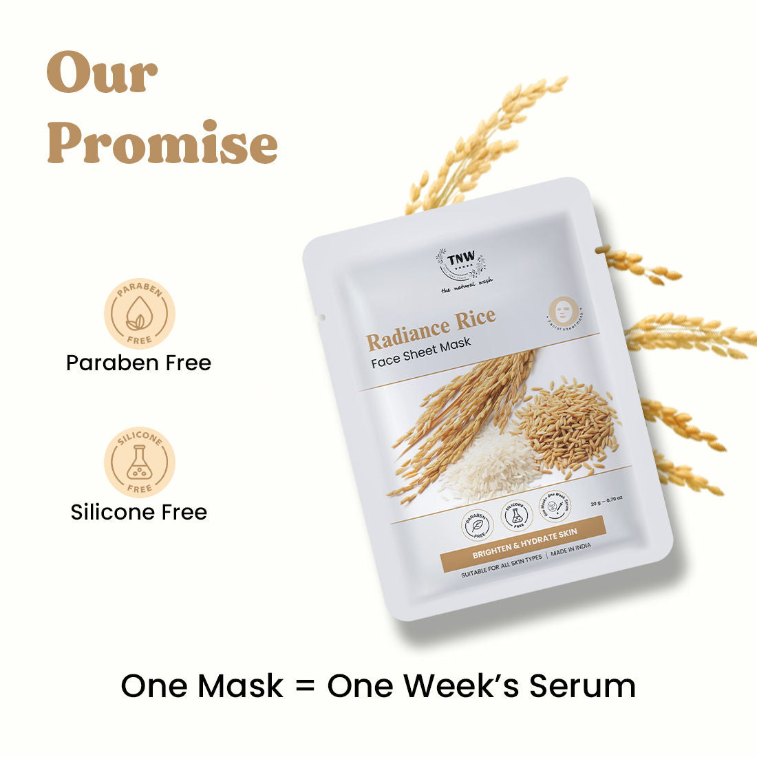Pure Radiance Rice Face Sheet Mask