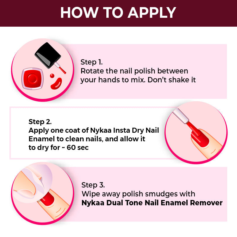 Insta Dry Fast Drying Nail Enamel Polish