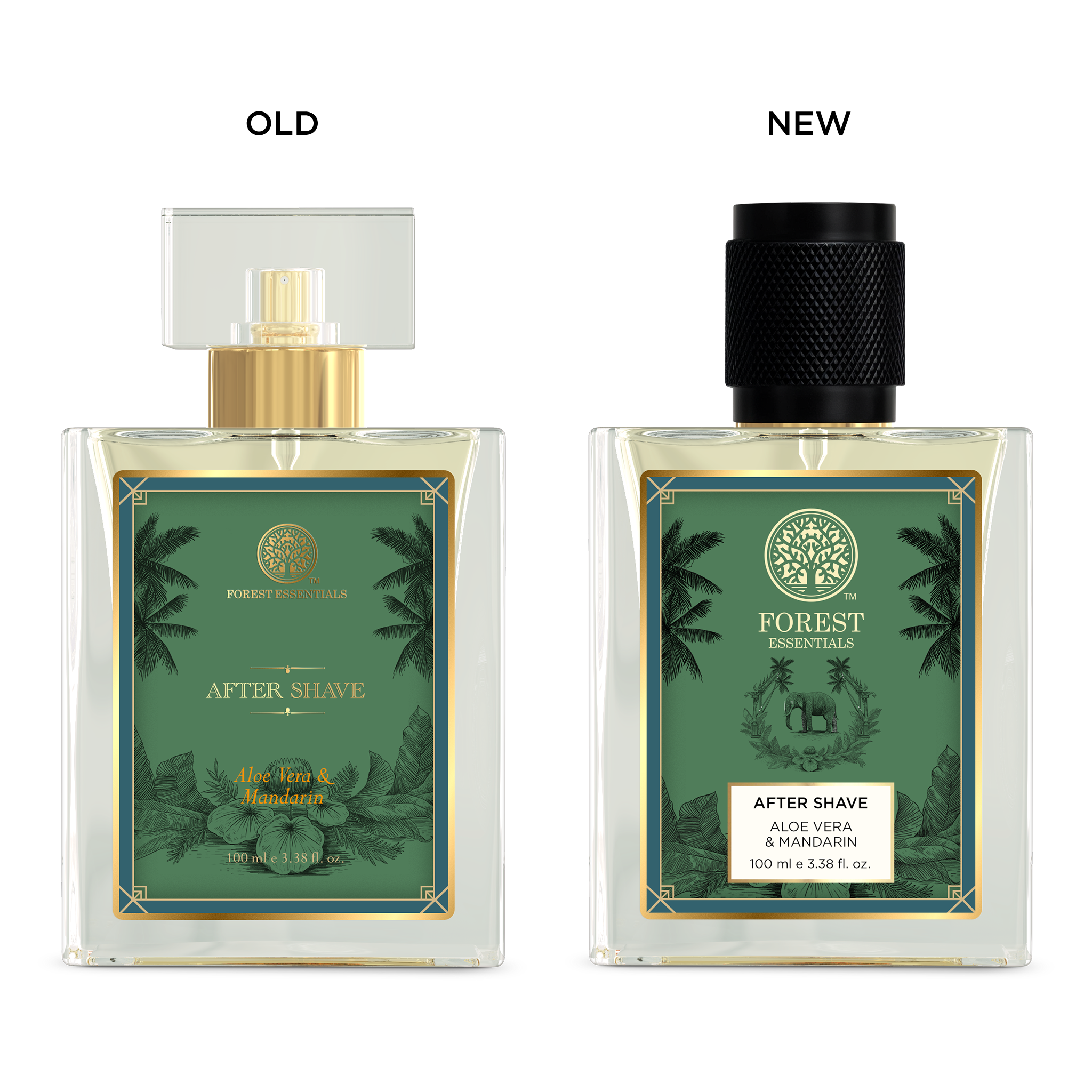 Aftershave Spray Splash with Aloe Vera & Mandarin - Refreshing Toner Aftershave