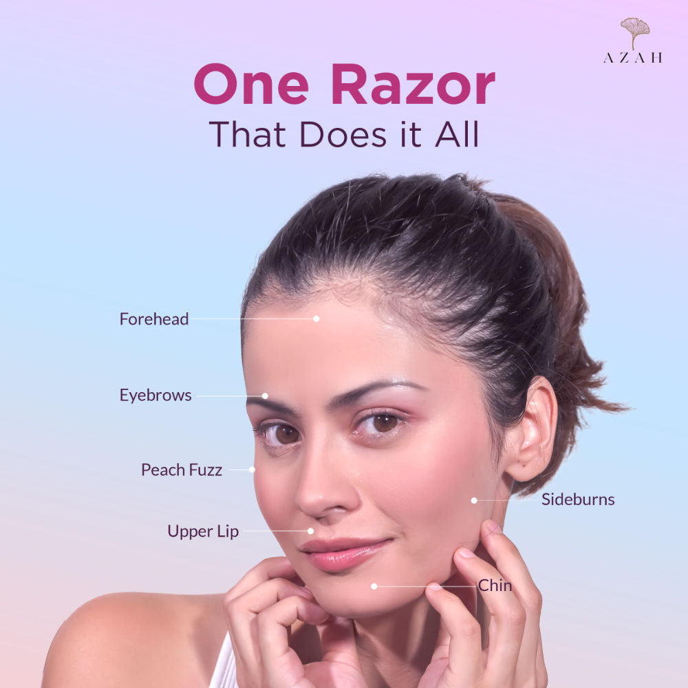 Reusable Face Razor For Women Facial Hair Instant & Painless Hair Removal