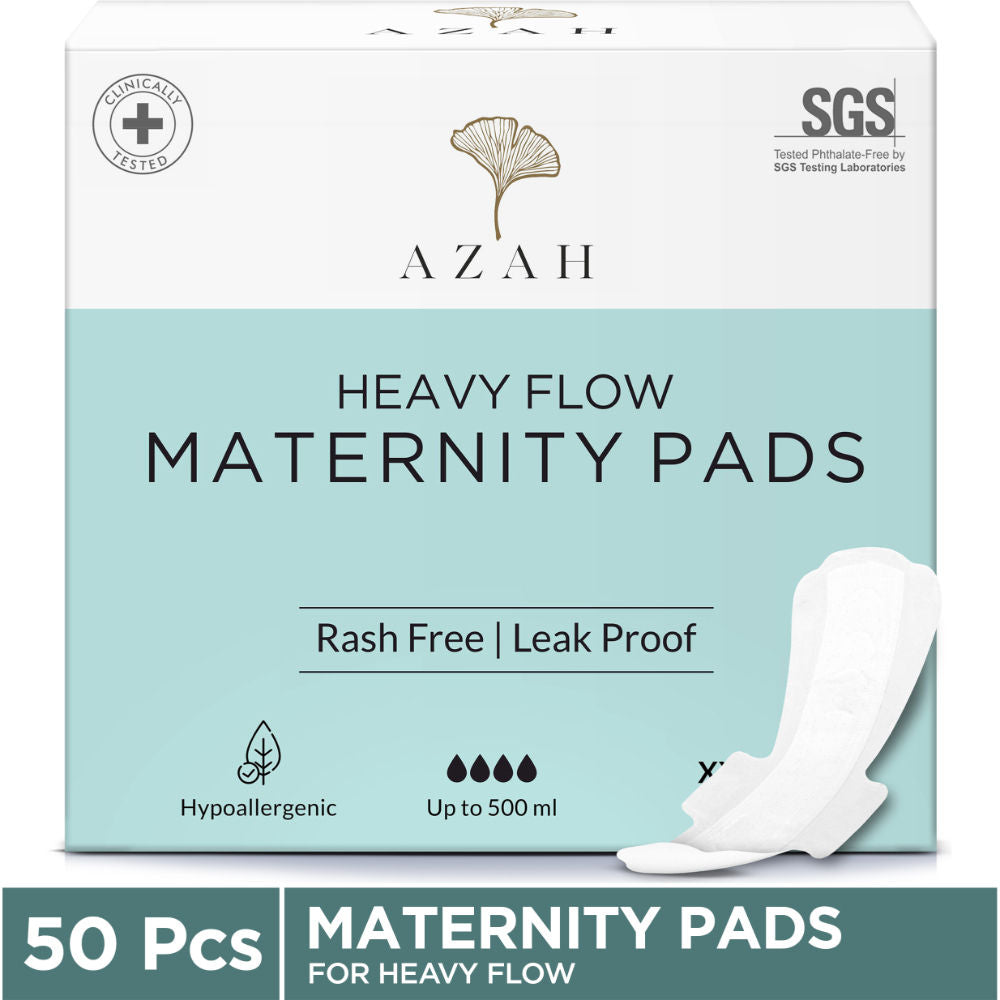 Maternity Pads After Delivery For Women (25 Pads) Soft And Rash Free Pad for Ultra Heavy Flow - 50pcs