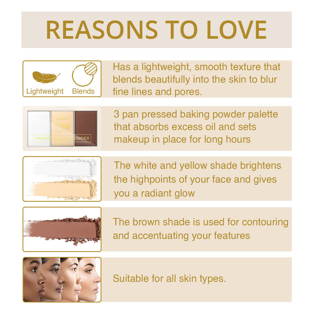 Insight Professional 3 In1 Pressed Baking Powder