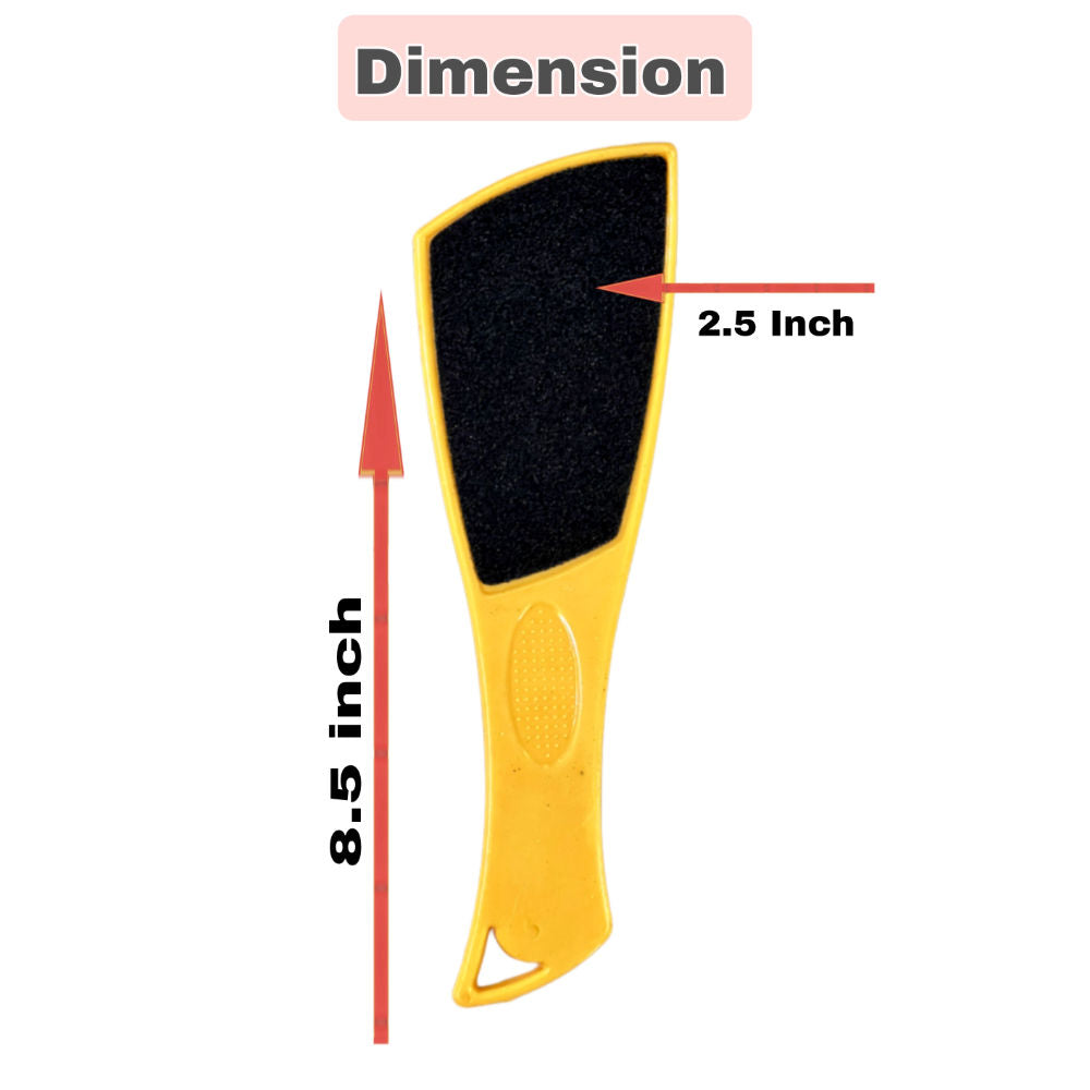 Double Sided Foot Scrubber For Dead Skin - Color May Vary
