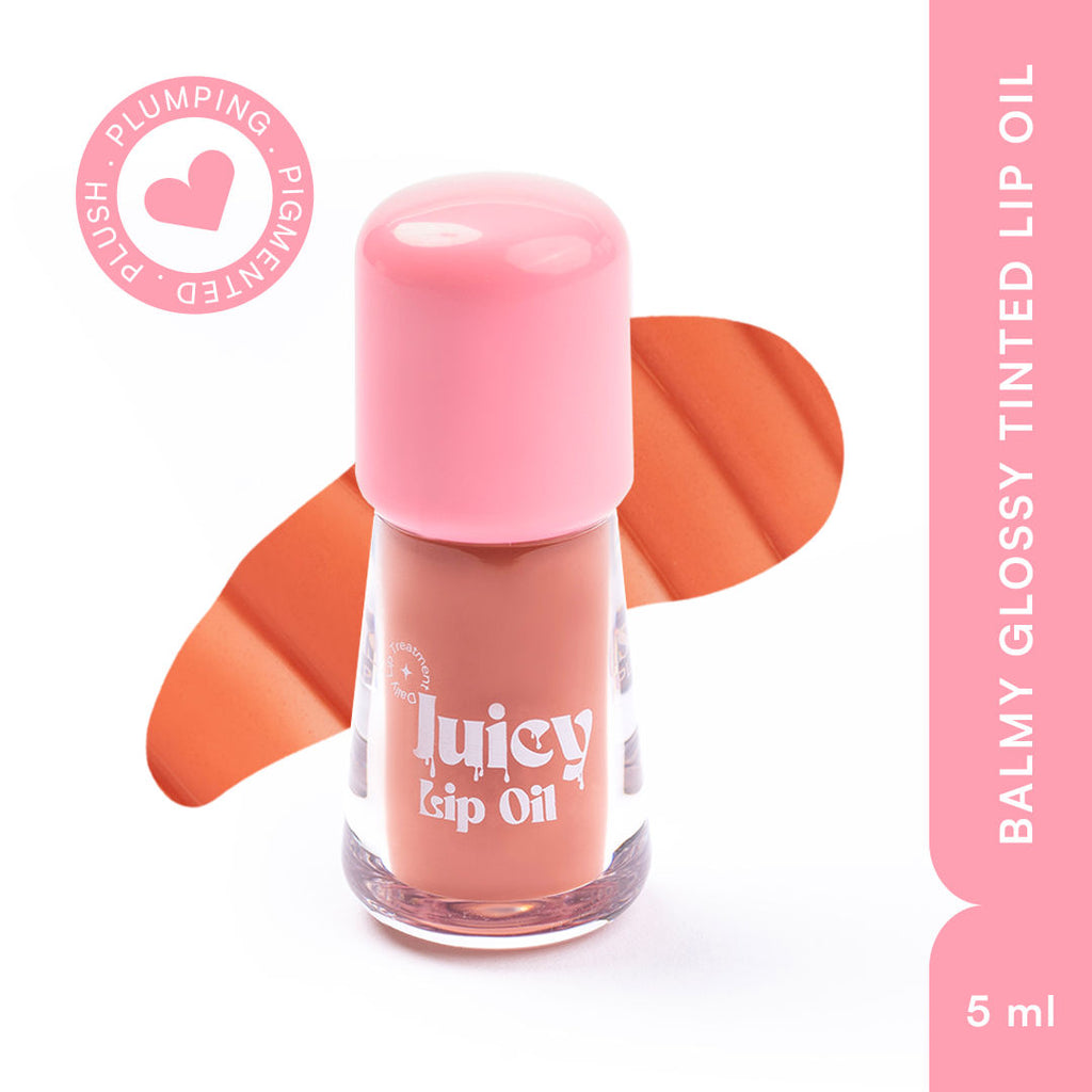 Balmy Glossy Tinted Lip Oil - Soft Peach
