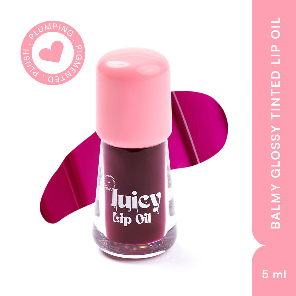 Balmy Glossy Tinted Lip Oil - Rich Berry
