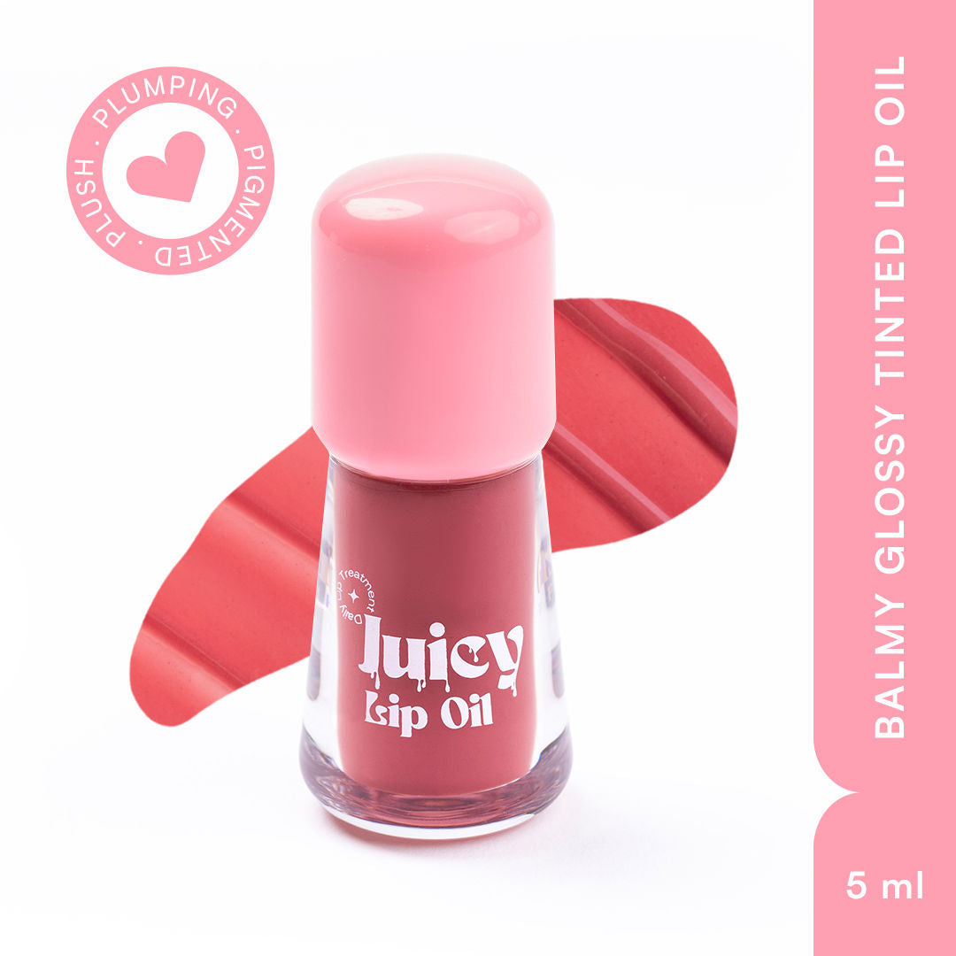 Balmy Glossy Tinted Lip Oil - Soft Warm Pink