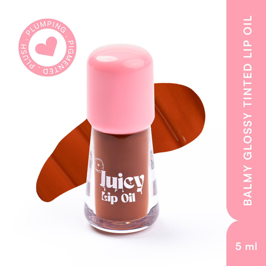 Balmy Glossy Tinted Lip Oil - Brown Nude