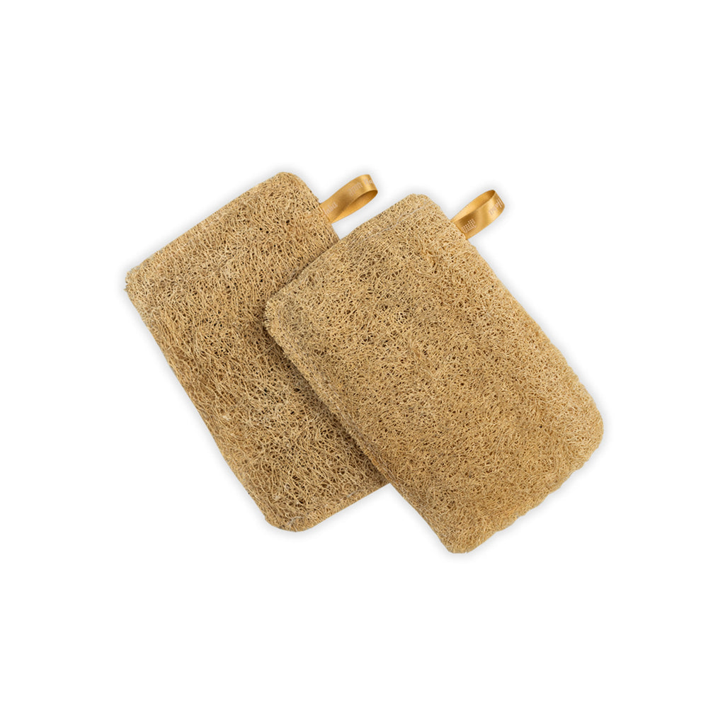 Natural Sun Dried Bath Loofah, Body Sponge, Scrubber for Men & Women, Sustainable Handmade