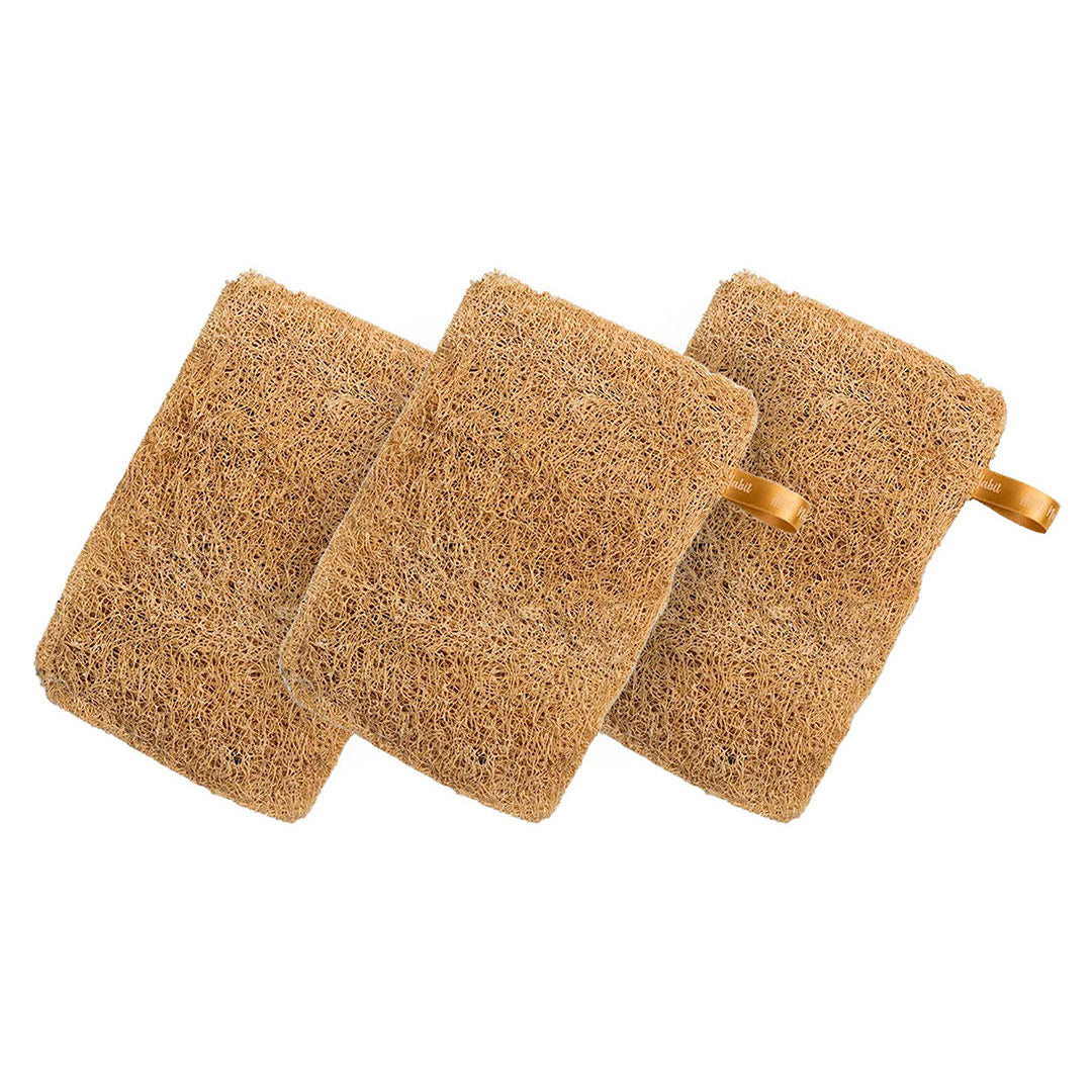 Natural Sun Dried Bath Loofah, Body Sponge, Scrubber for Men & Women, Sustainable Handmade