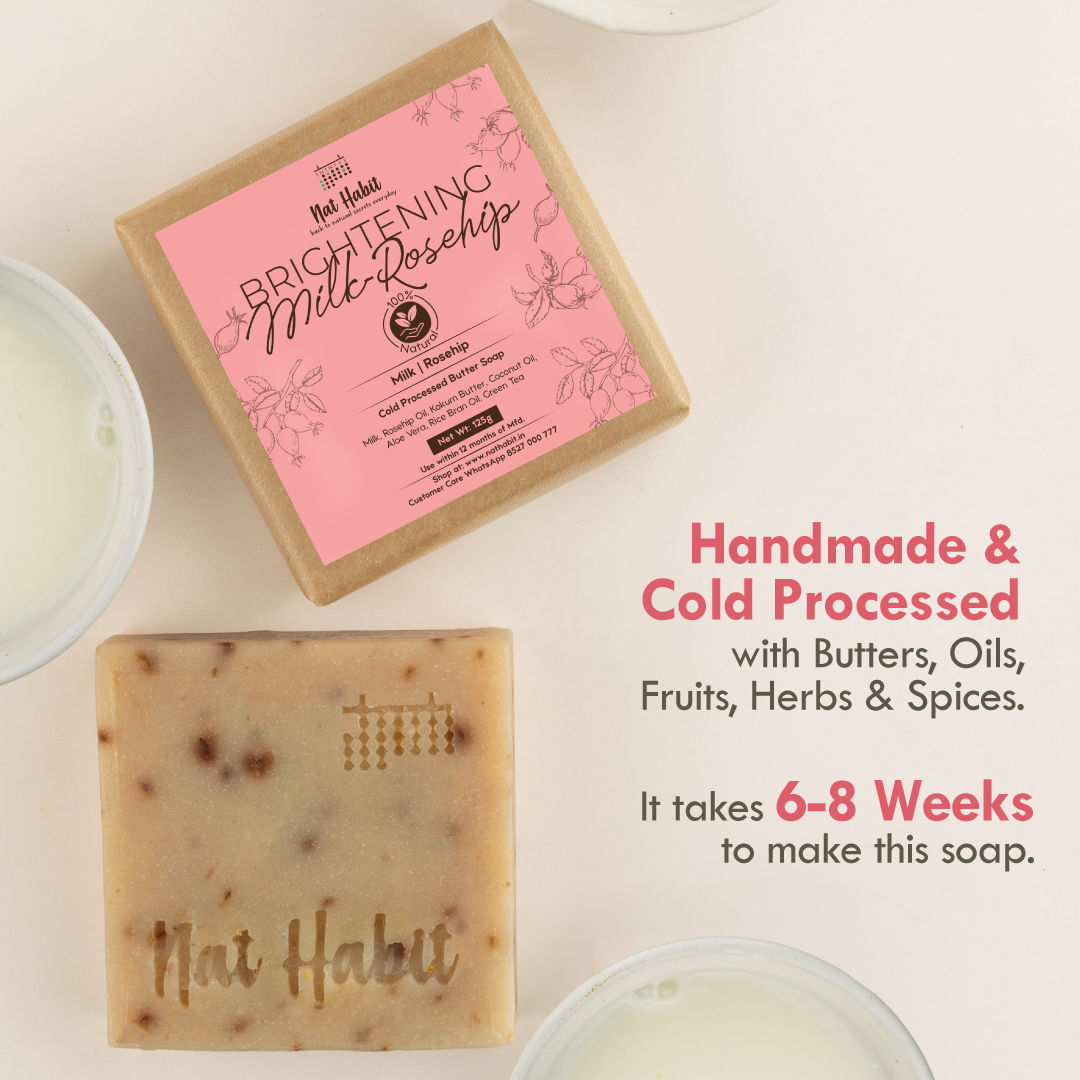 Fresh Brightening Milk Rosehip and Soothing Sandalwood Soaps