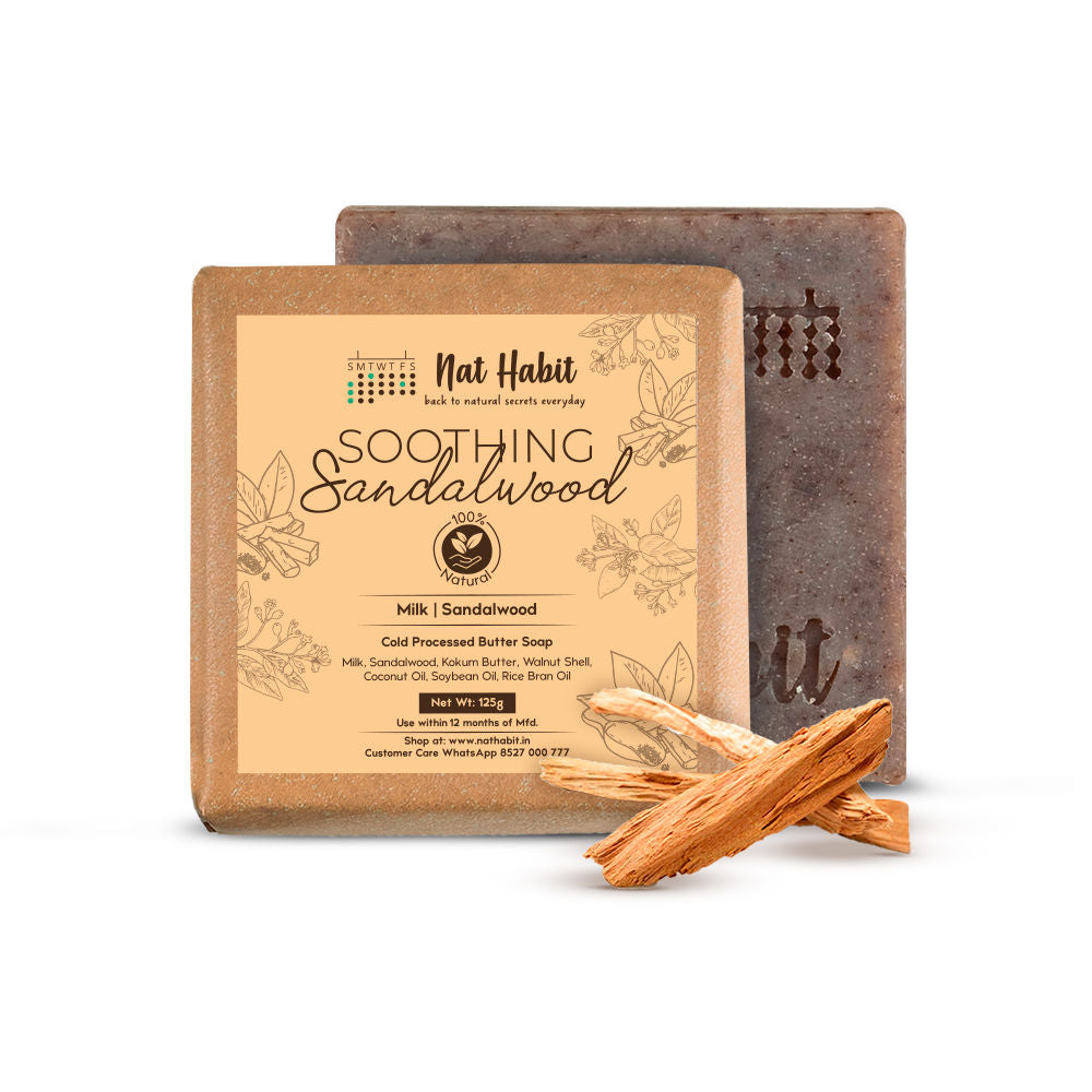 Fresh Brightening Milk Rosehip and Soothing Sandalwood Soaps
