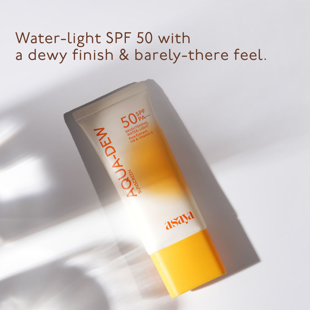 In-Vivo Tested Dewy Sunscreen SPF 50 Lightweight Water Sunscreen, Vitamin E No White Cast