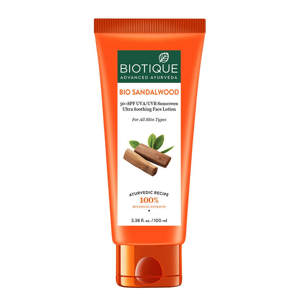 Bio Sandalwood 50+ SPF Sunscreen Ultra Soothing Face Lotion