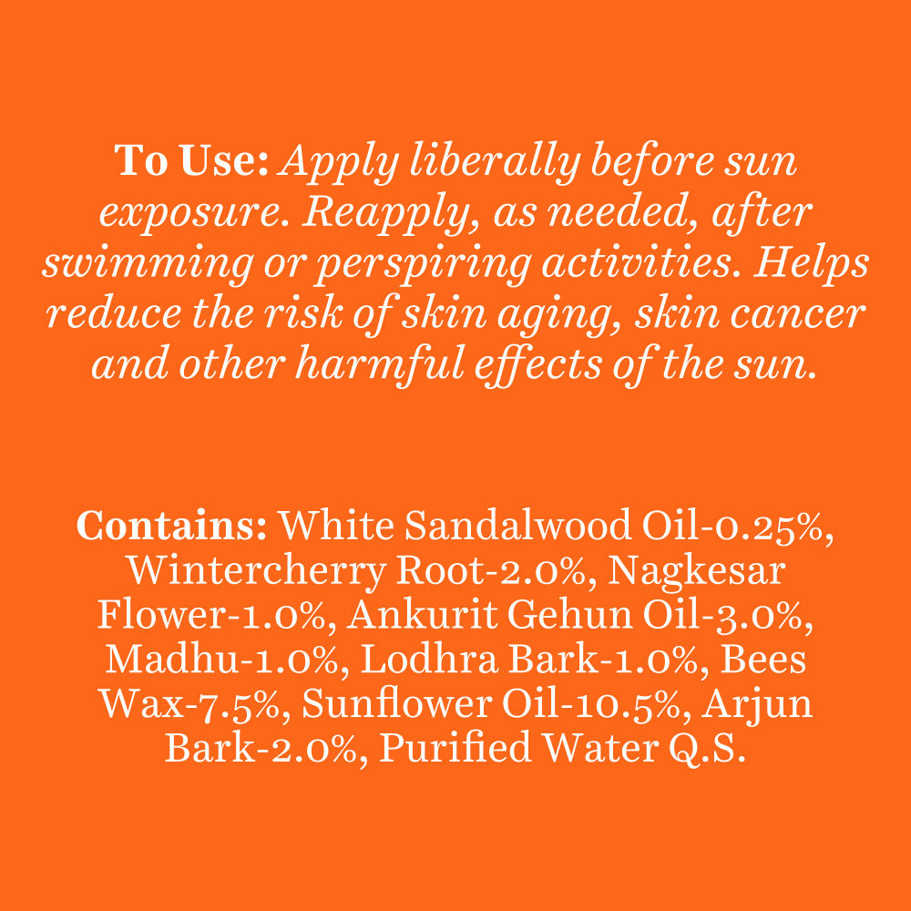 Bio Sandalwood 50+ SPF Sunscreen Ultra Soothing Face Lotion