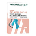 Silicone Gel Heel Socks For Dry Hard Cracked Heel Repair Pad - Pink, Blue & Grey