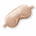 Satin Eye Mask Golden Beige