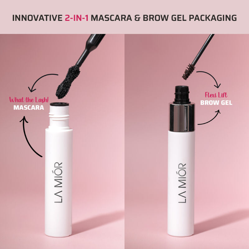 What The Lash! Mascara & Flexilift Brow Gel Duo - Ultra Black