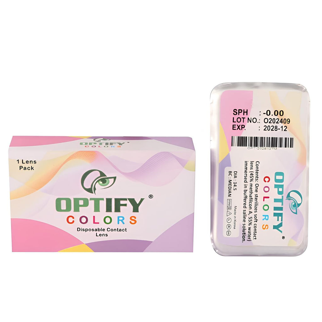 Monthly Colored Contact Lenses Zero Power - Blue