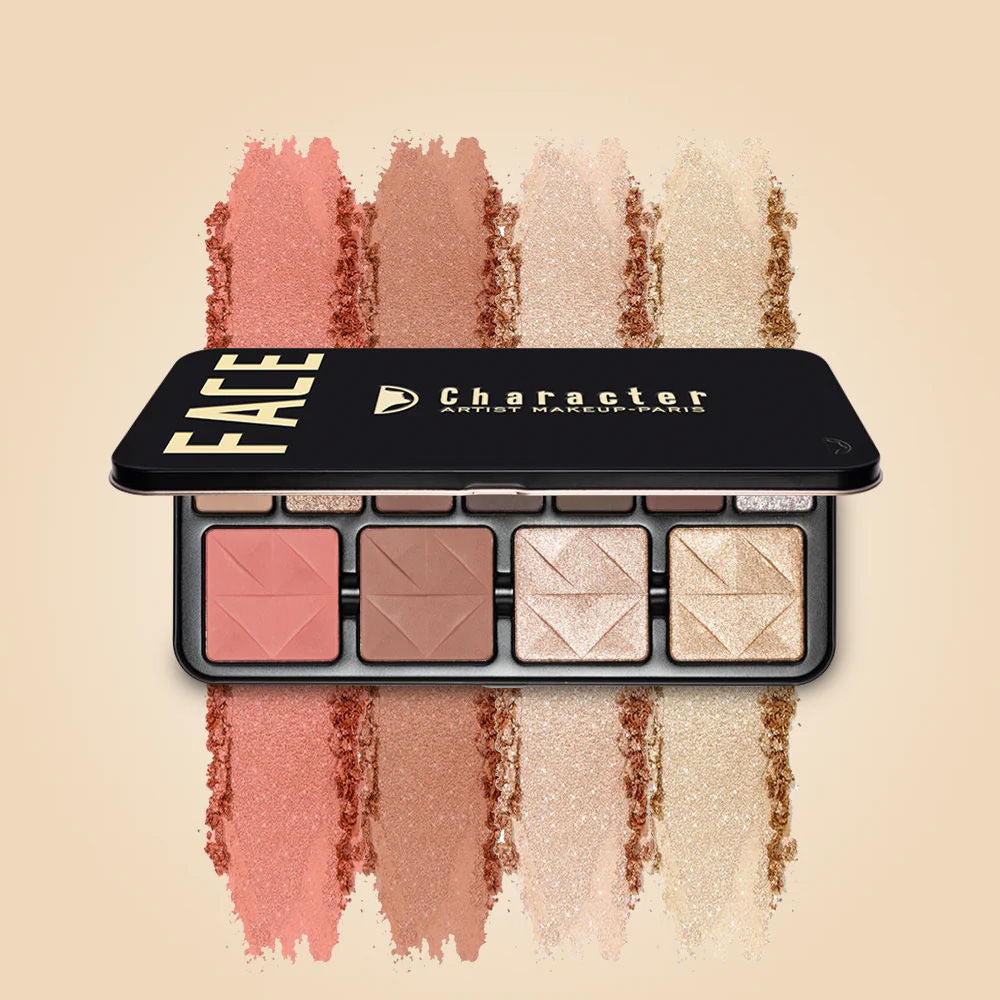 Blush-Highlighter-Eyeshadow Palette - C-A303
