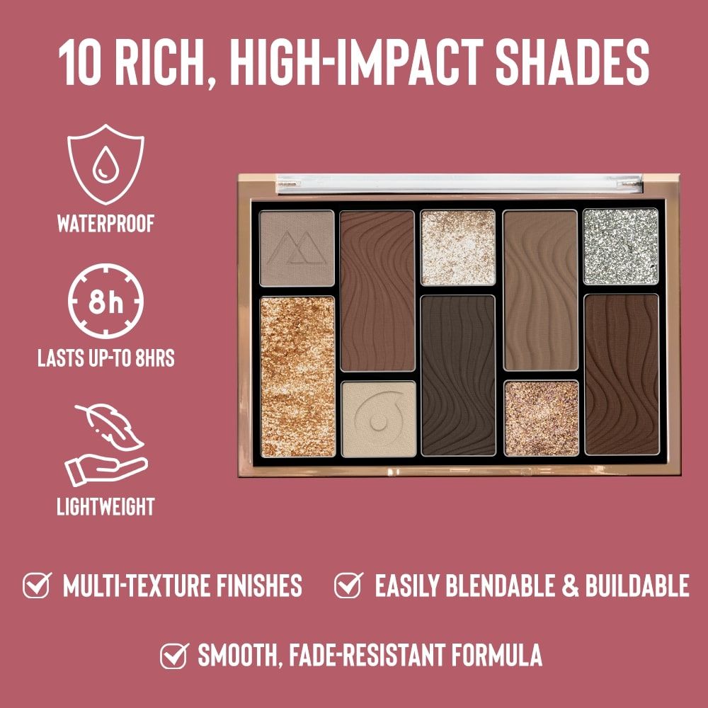 10 Color Eyeshadow Palette