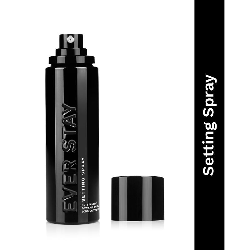 Ever Stay Setting Spray - Dual Film-Forming Fine Mist, No Gas, Long-Hour Makeup Hold