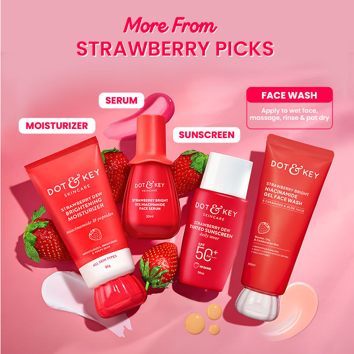 Strawberry Bright Niacinamide Gel Face Wash