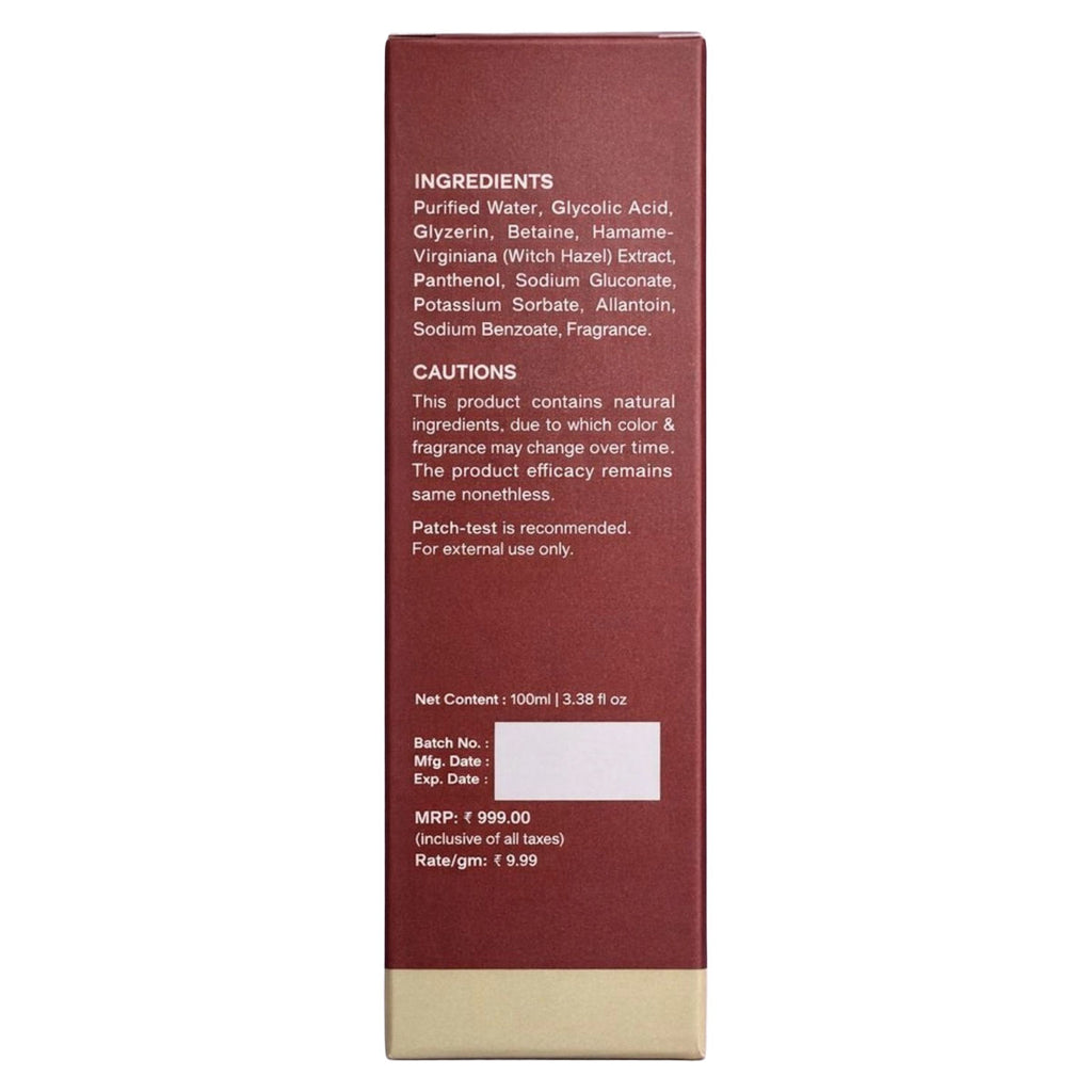 Underarm Brightening Spray With Witch Hazel, Glycolic Acid & Panthenol