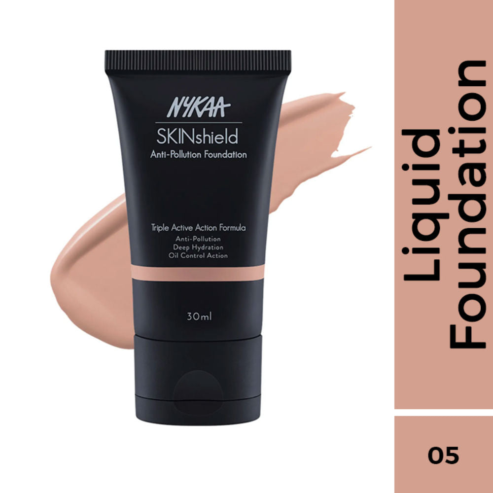 SkinShield Anti-Pollution Matte Foundation - Nude Delight 05