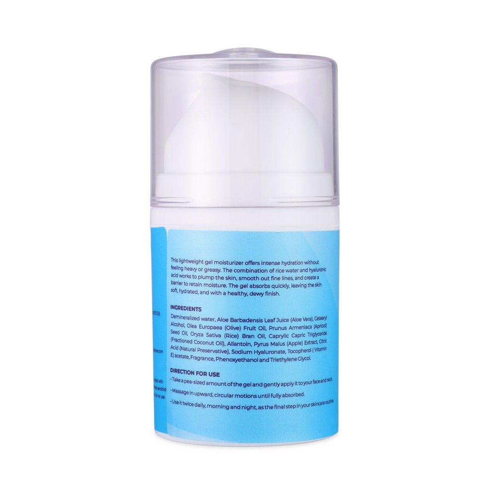 The Bath And Care Aqua Revive Rice Water Gel, Hydration & Radiance, Lightweight & Non-Greasy