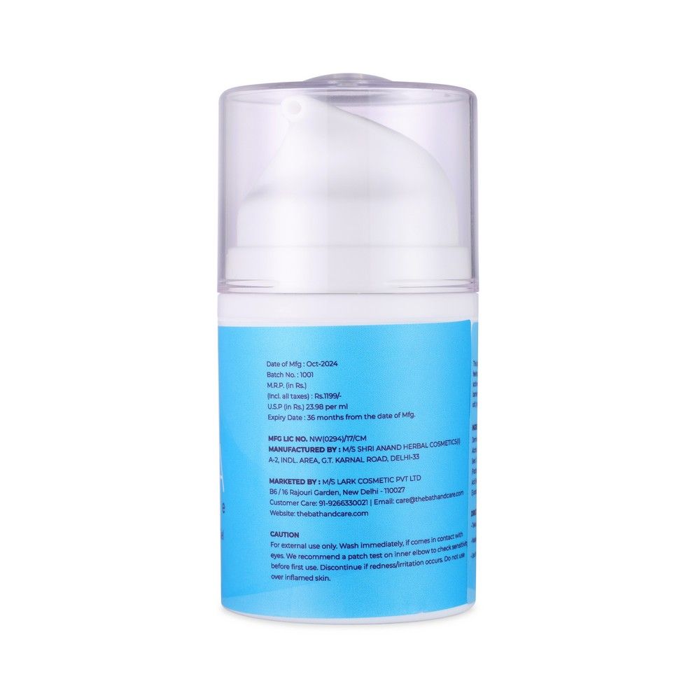The Bath And Care Aqua Revive Rice Water Gel, Hydration & Radiance, Lightweight & Non-Greasy