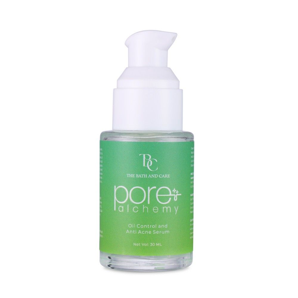 The Bath And Care Pore Alchemy Serum, Anti-Acne, Pore Minimizing & Hydrating For Oily Skin