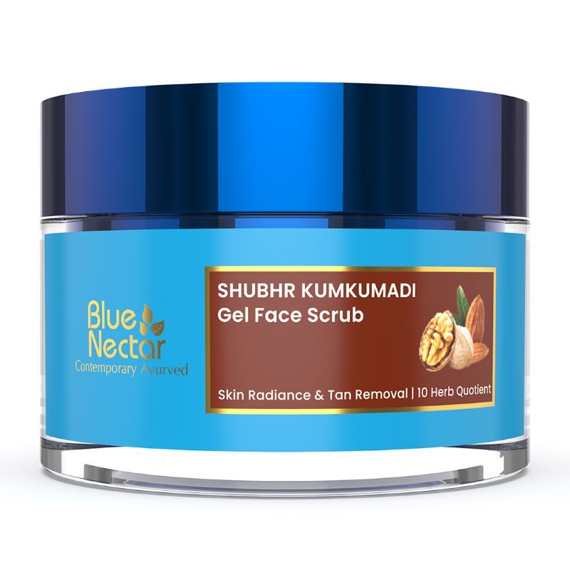 Almond Oil And Walnut Gel Face Scrub For Glowing Skin