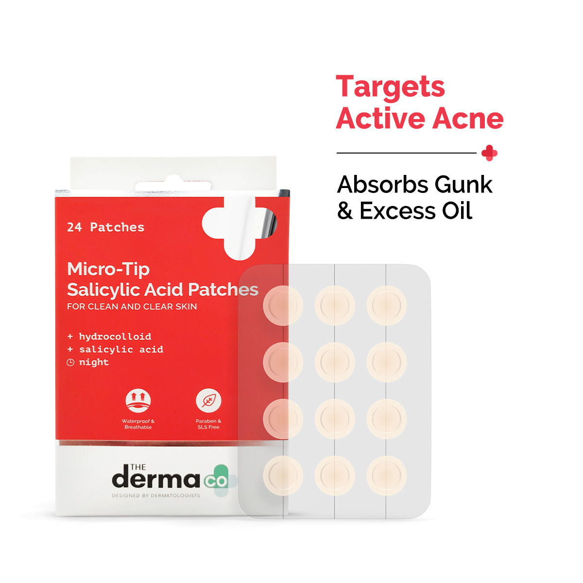 Micro-tip Acne Patches With Salicylic Acid and Hydrocolloid For Clean & Clear Skin - 24 Patches