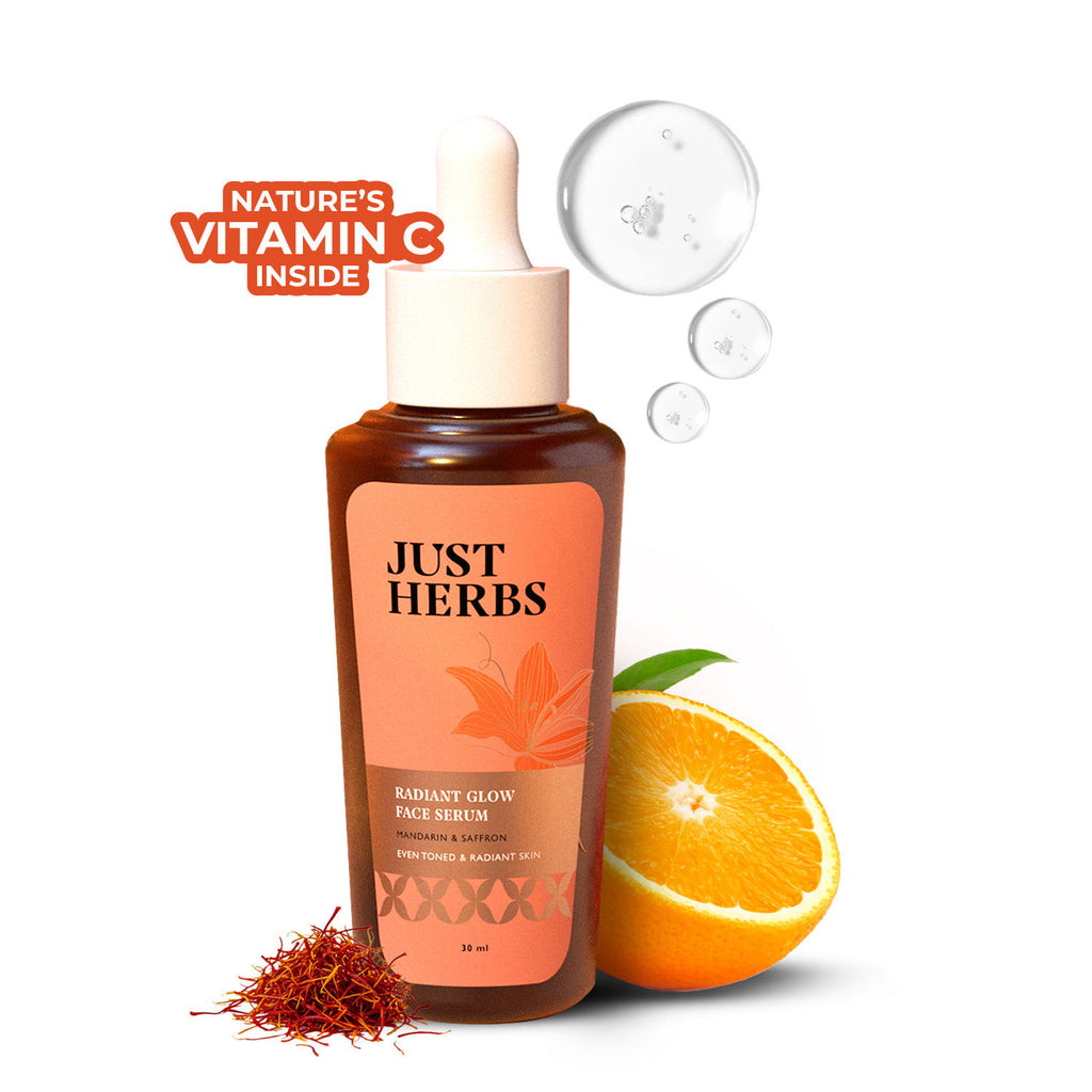 Radiant Glow Face Serum - Mandarin and Saffron