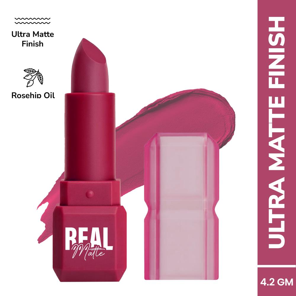 Real Matte Lipstick Long Lasting & Enriched - 11 Orchid Pink