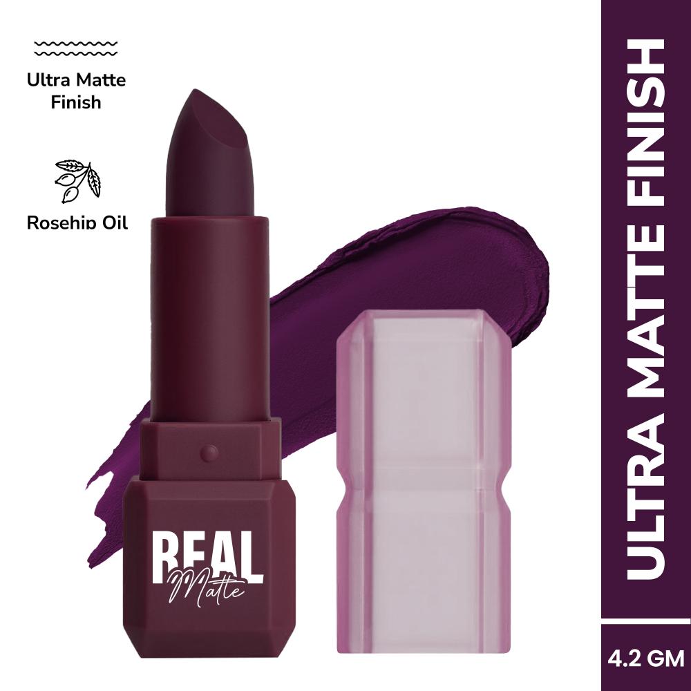 Real Matte Lipstick Long Lasting & Enriched - 24 Mulberry Sky