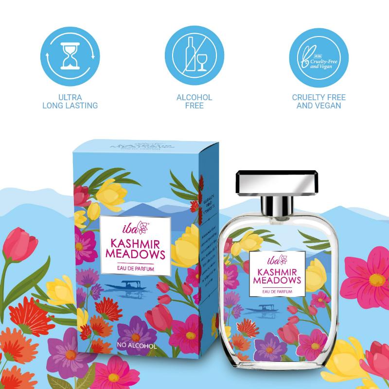 Eau De Perfume - Kashmir Meadows, Long Lasting Floral & Oriental Fragrance for Women
