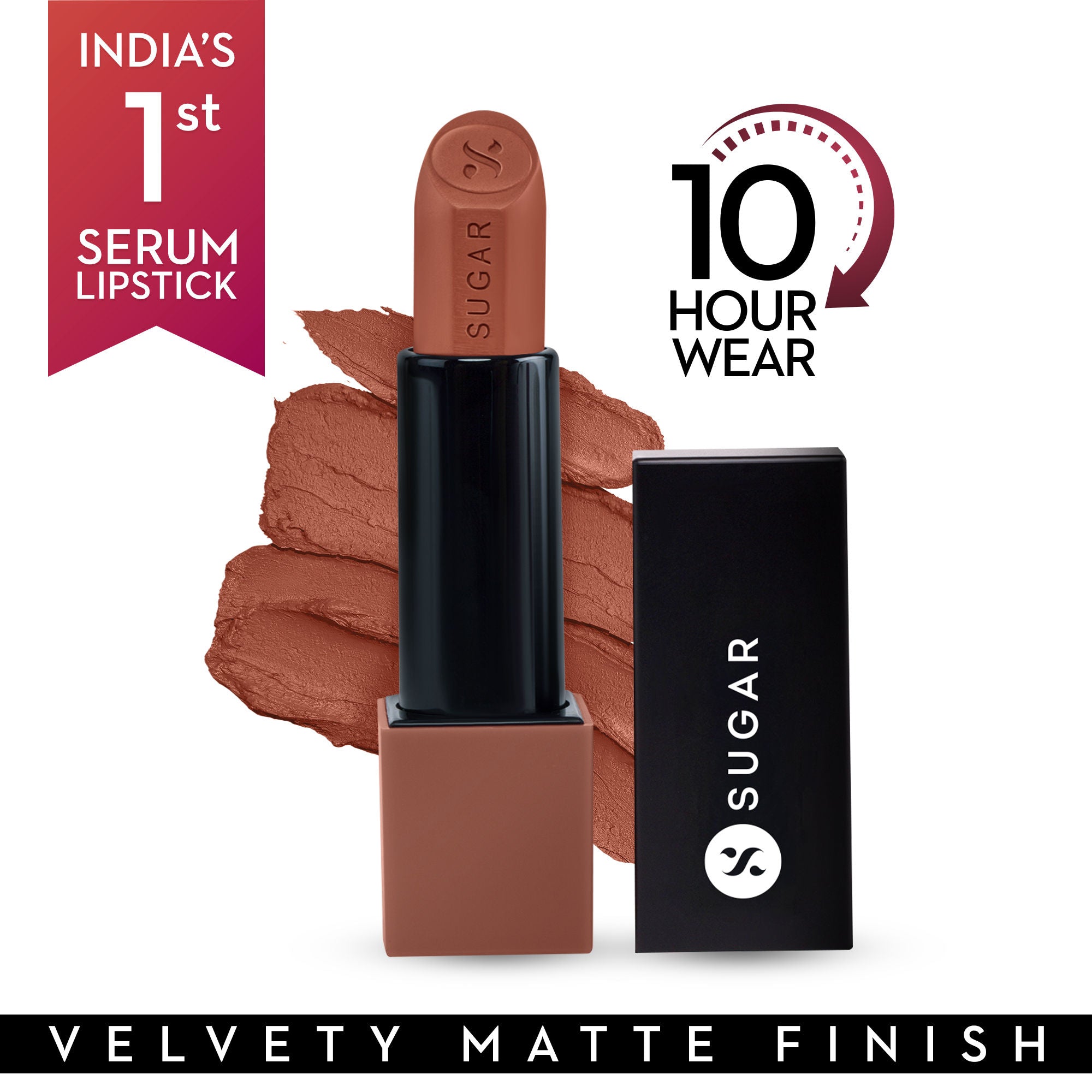 Glide Peptide Serum Lipstick - 03 Sahara Sands