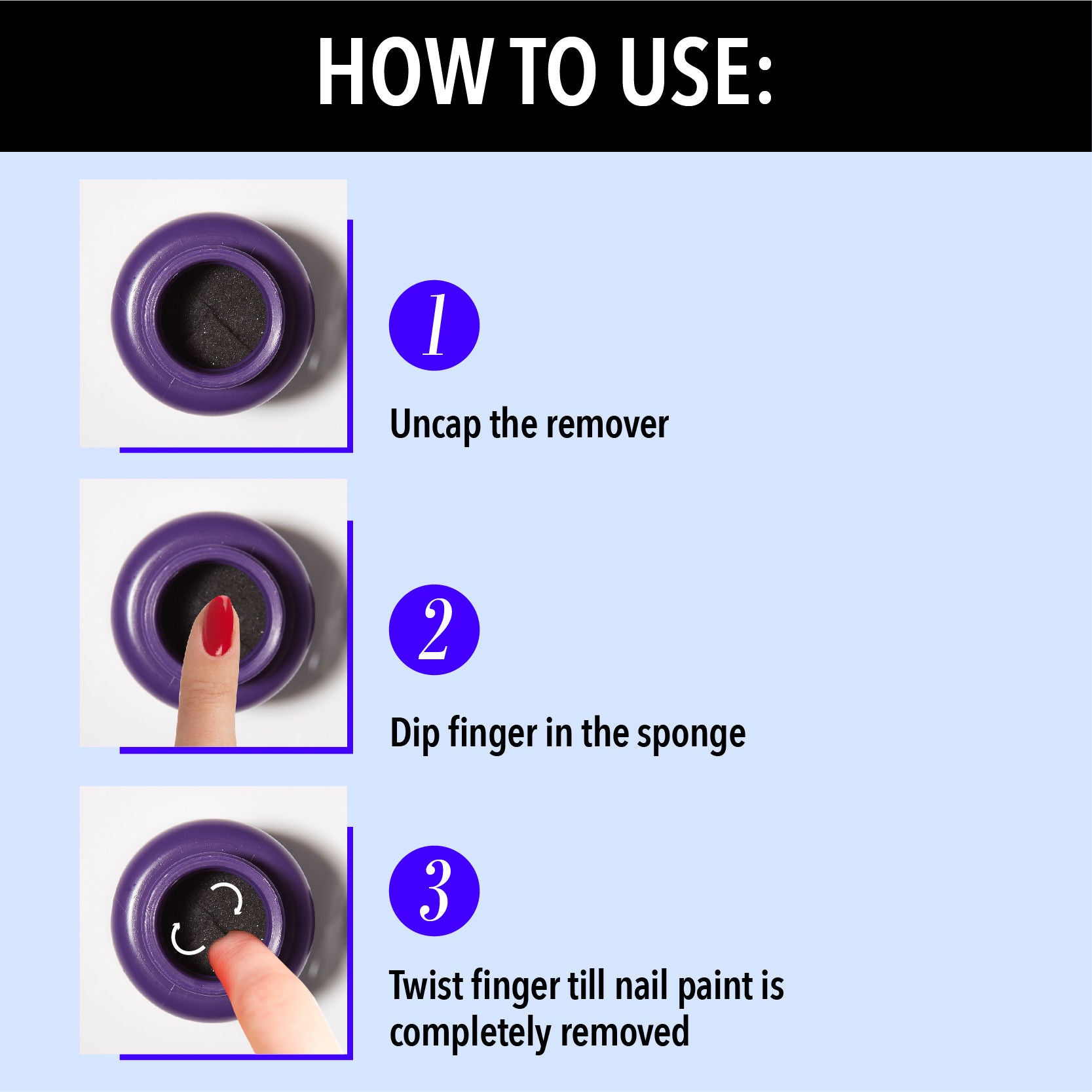 Dip & Twist Nail Paint Remover