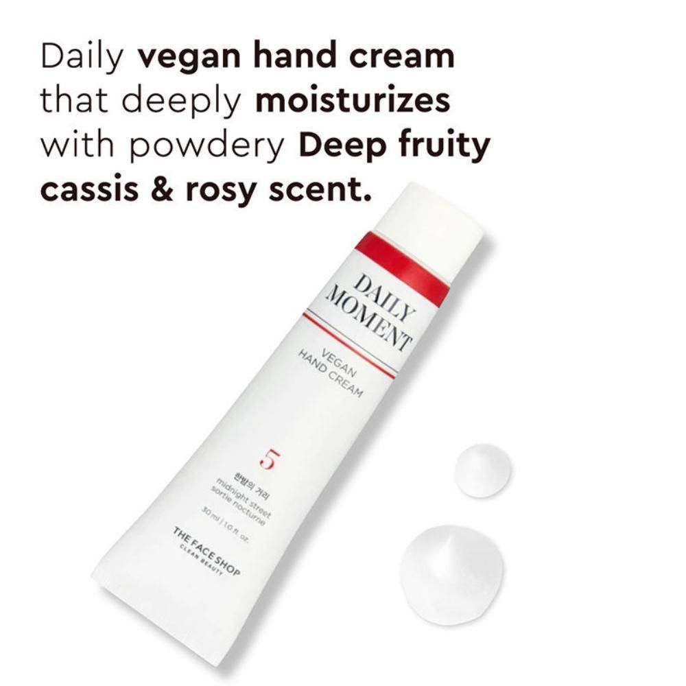Daily Moment Korean Vegan Hand Cream Midnight Street With Hyaluronic Acid